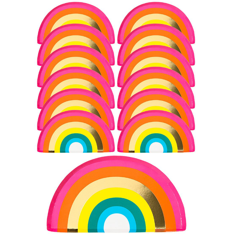 kinderparty Regenbogen_Teller_2