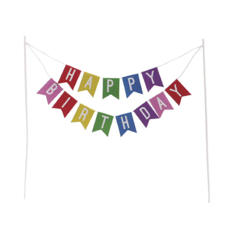 Cake Topper Happy Birthday