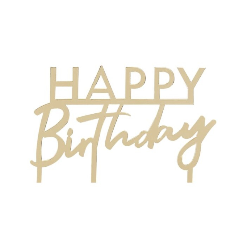 Kindergeburtstag-Cake_Topper_Happy_Birthday_Gold