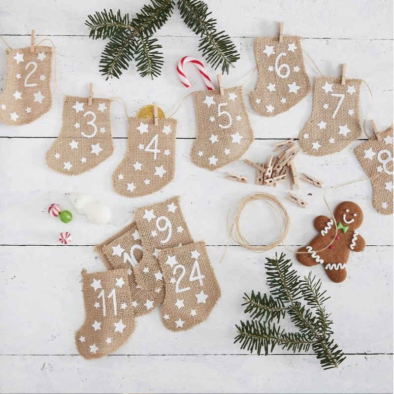 Adventskalender Set Stoffstrümpfe
- Party Geschenke Kinder Geburtstag - Mitgebsel Kindergeburtstag - kleines Geschenk Kinder - junior-partyshop.ch