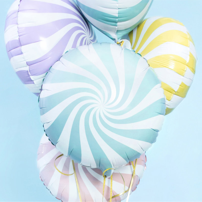 Kindergeburtstag-Folienballon_rund_Hellblau_Weiss_1