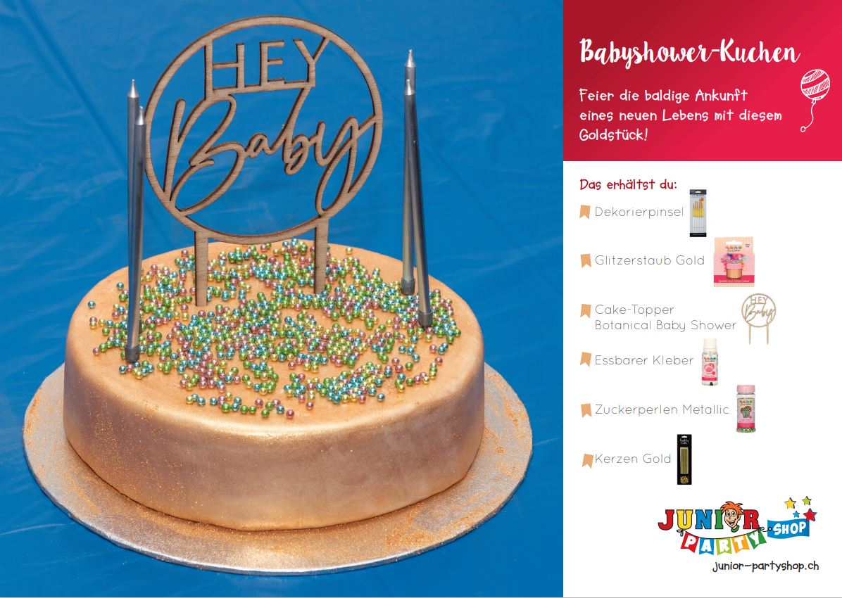 Anleitung Kuchen Babyshower