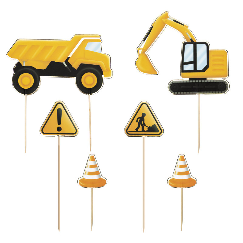 Cake Topper Baustelle
