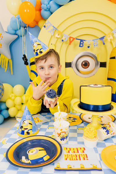 Minion, Geburtstag, Party, Gelb, Cupcake
