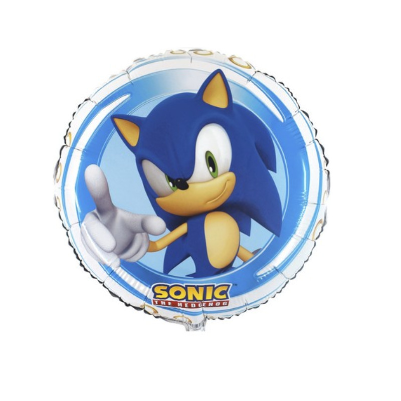Ballon rond Sonic