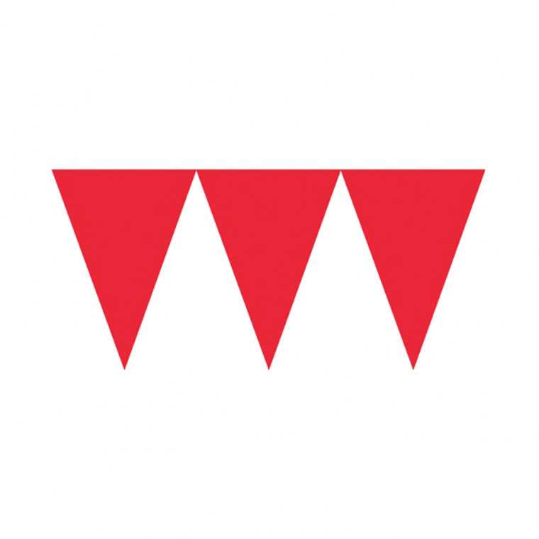 Wimpelkette rot