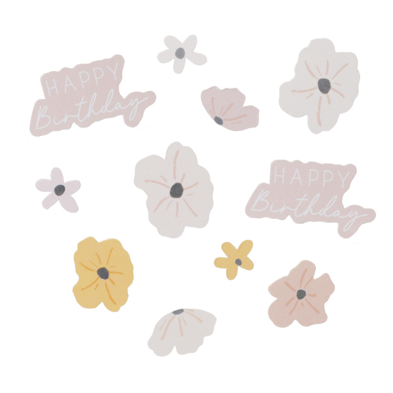 Kindergeburtstag-Konfetti-Happy-Birthday-Blumen-1