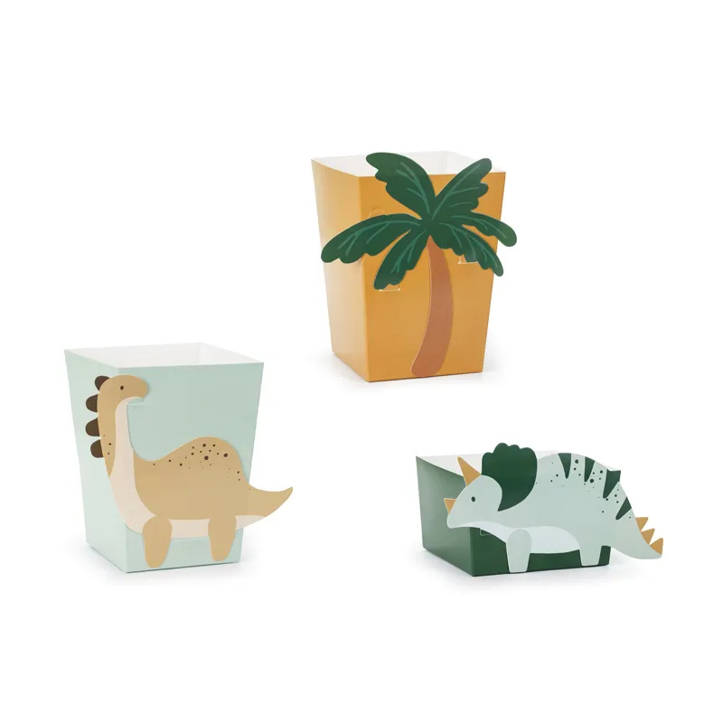 Kindergeburtstag-Popcornboxen-Dino