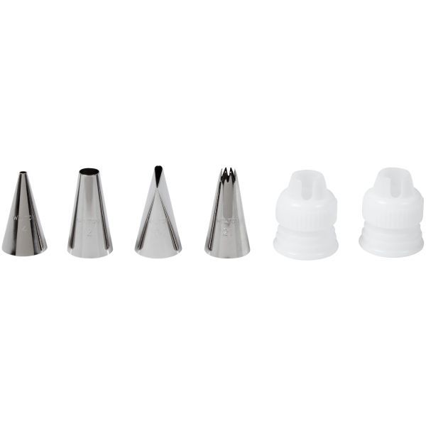 Spritzenaufsatz, Ausstechform, Pipettenaufsatz, Nutzkappen, Schnitzen-Set