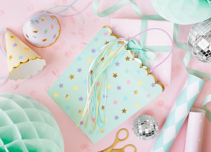 party, birthday, karte, konfetti, geschenk