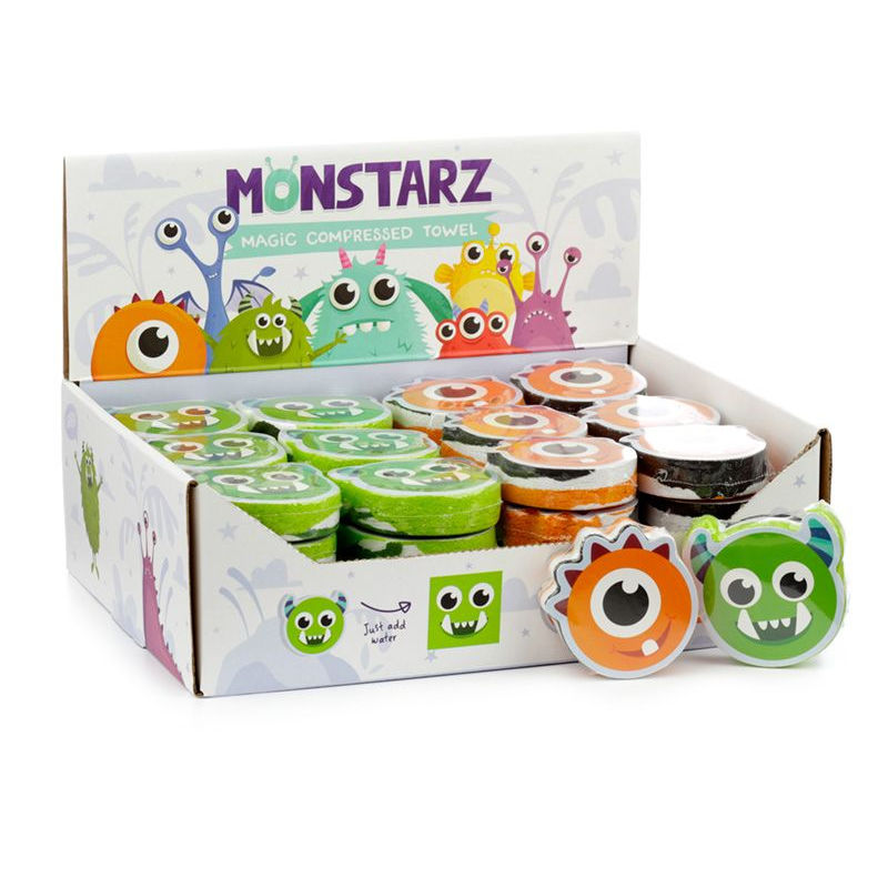 Kindergeburtstag-Zauberhandtuch-Monster