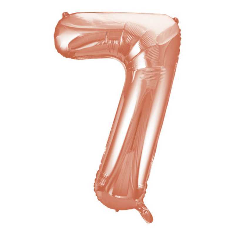 Folienballon Zahl 7 Rose Gold
- Partydeko - Folienballon - Buchstaben & Zahlen