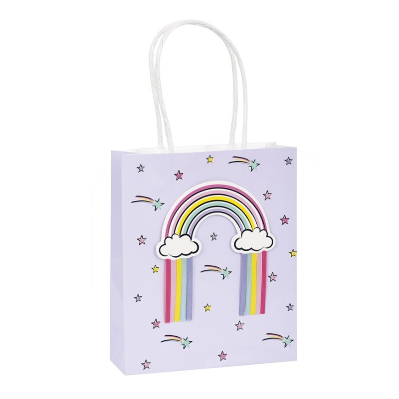 Kindergeburtstag-Partytueten_Papier_Regenbogen_3_Stk