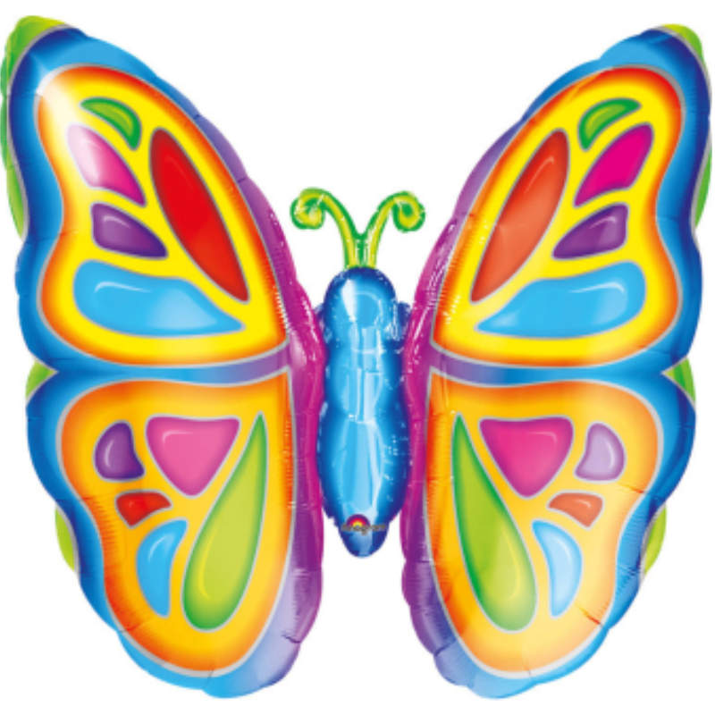 Kindergeburtstag-Folienballon_Schmetterling_Figur_1