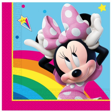 Minnie Maus, Mädchen-Accessoire, Polka-Dot-Mütze, Rucksack Vorderseite, Cartoon-Design