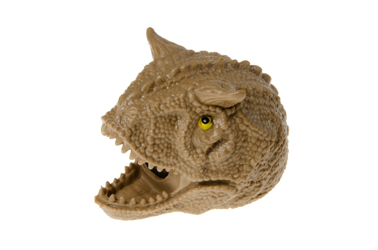 Dinosaurier, Schädel, Kauendes Tier, Gelbauge, Modellfigur