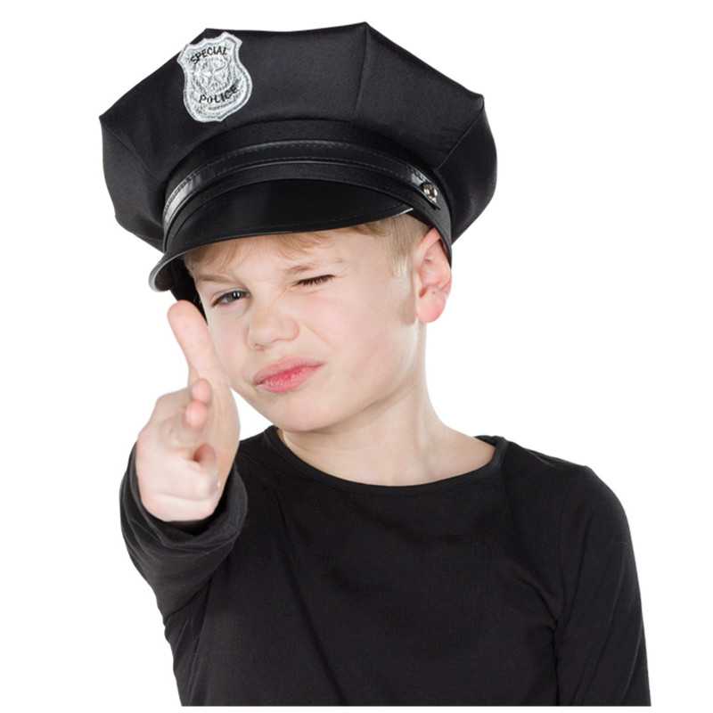 Polizeihut
- Verkleidung Kindergeburtstag - Partyunterhaltung Kinder - Kostüm Party - junior-partyshop.ch