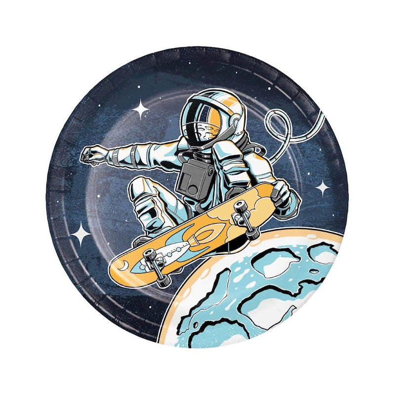 Kindergeburtstag-Teller-Astronaut-klein