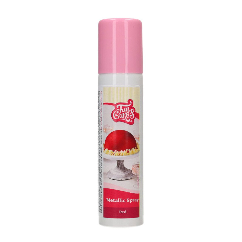 Kindergeburtstag-Funcakes_Metallic_Spray_Rot