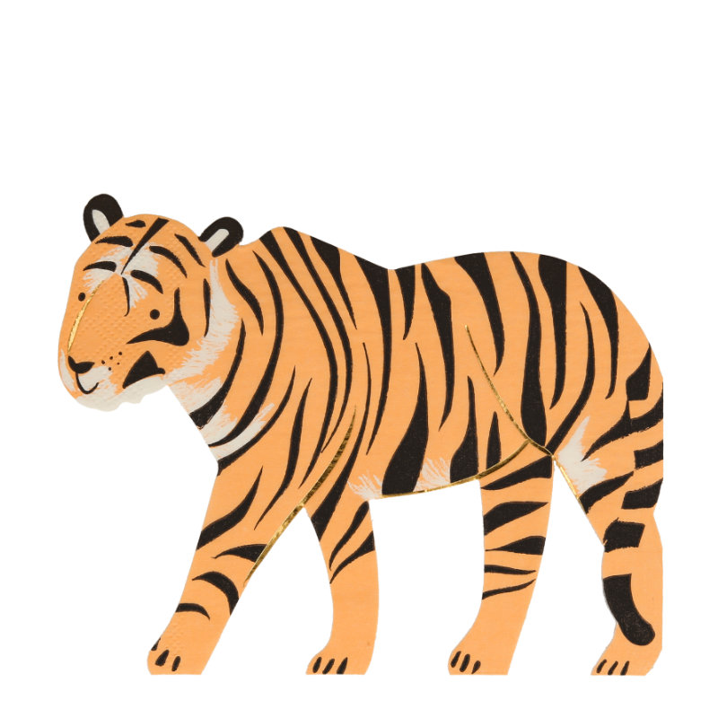 Servietten Meri Meri Tiger, 16 Stk.