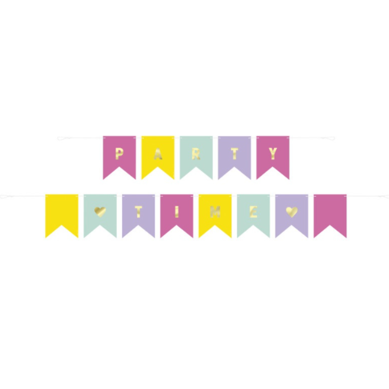 Kindergeburtstag-Wimpelkette_DIY_Pastell_Party_Time