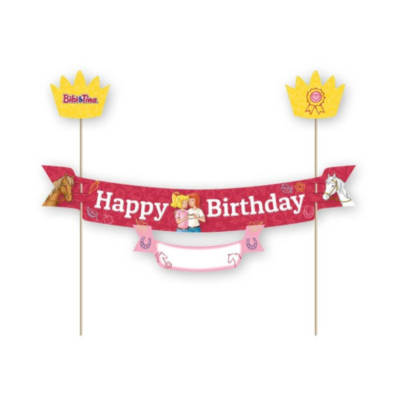 Kindergeburtstag-Tortenbanner-bibi-Tina