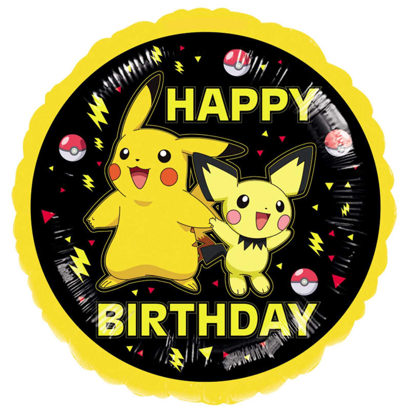 Kindergeburtstag-Folienballon-Pokemon-Pikachu-Pichu-2