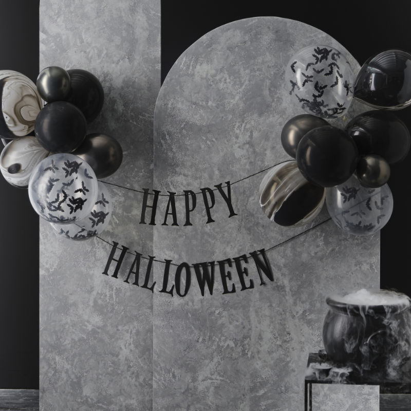 Kindergeburtstag-Ballonbuendel_Halloween_2