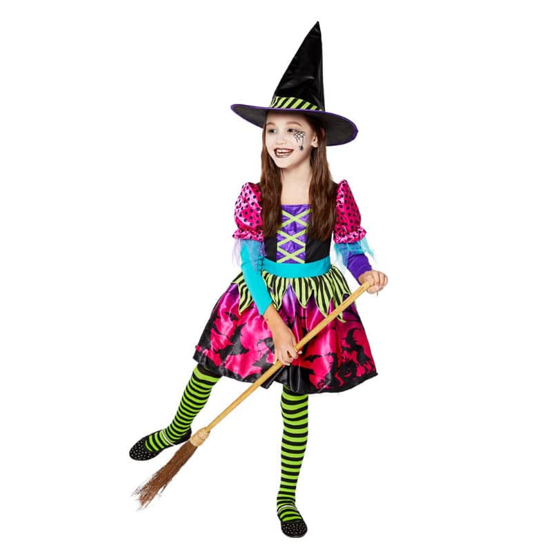 Kostüm farbige Hexe
- Partykostüme - Kostüm - Halloween Party