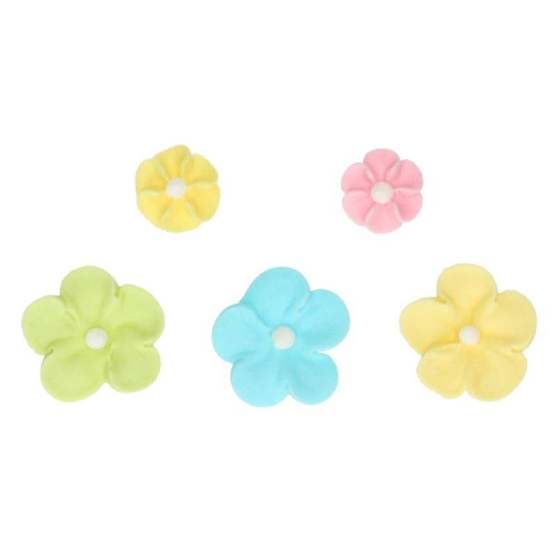 Kindergeburtstag-Zuckerdekor_Blumen_farbig_32_Stk_1