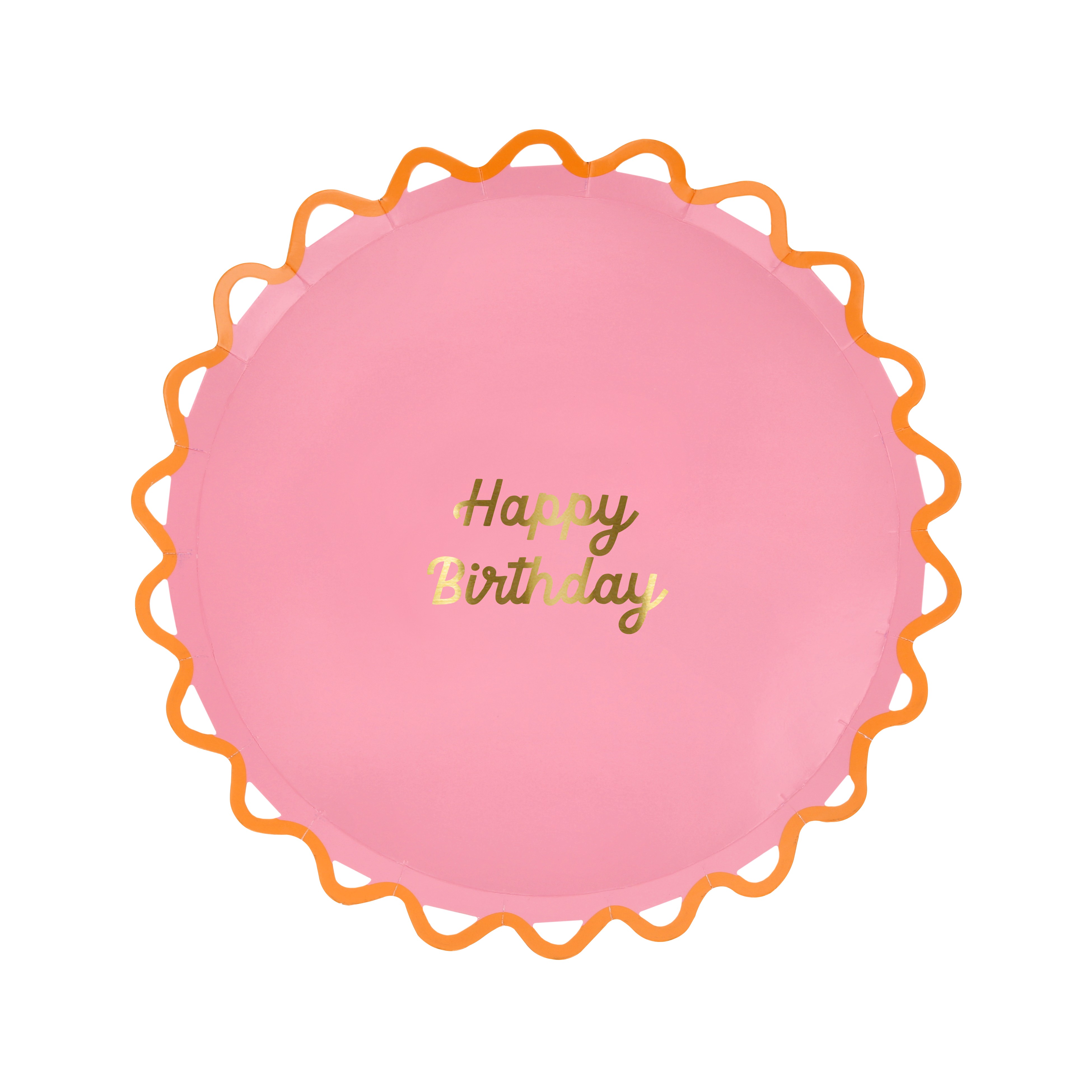 Birthday, Cake, Pink, Rund, Dekorativ