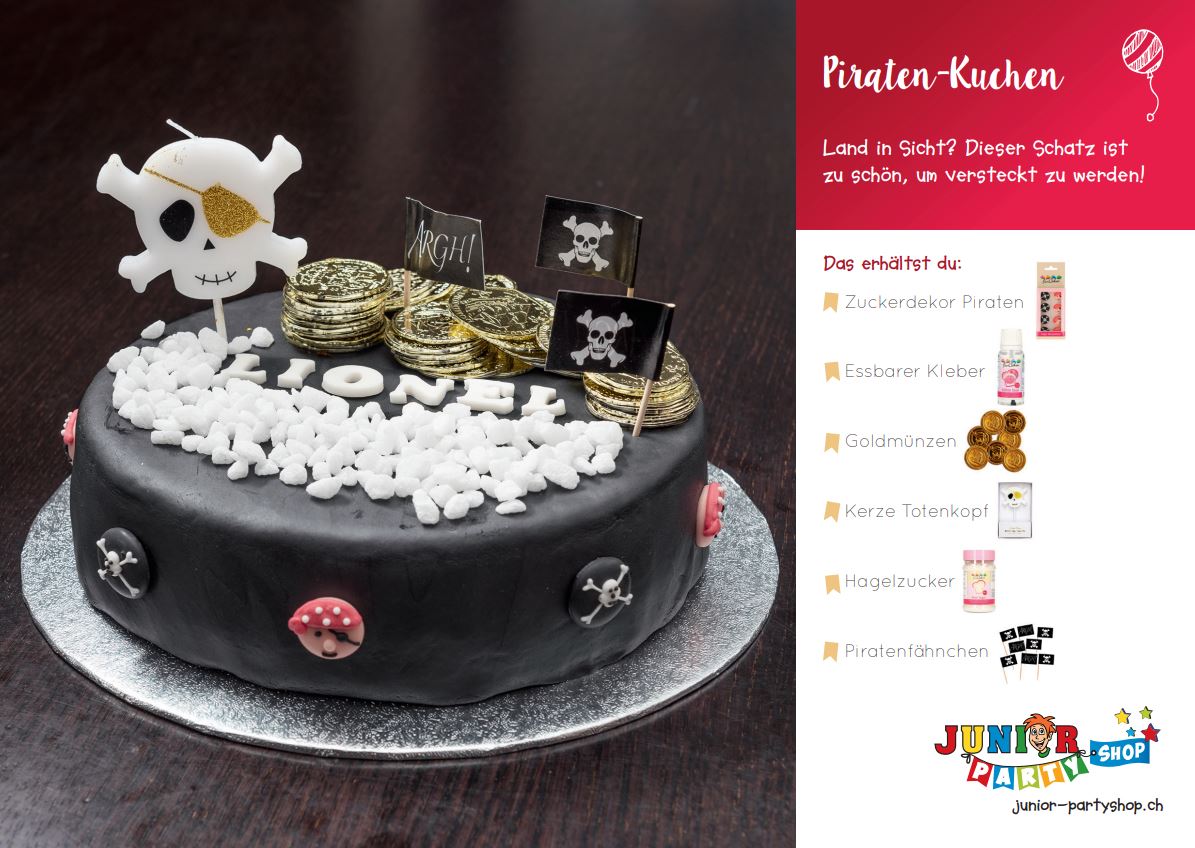 Anleitung Kuchen Piraten