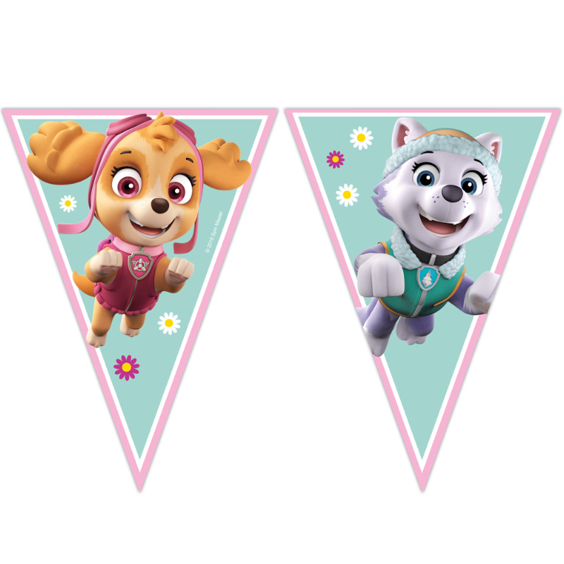 Kindergeburtstag-Wimpelkette-Skye-und-Everest