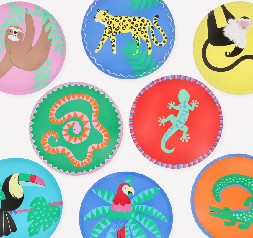 landscape plates, animal plates, colorful plates, round plates, decorative plates