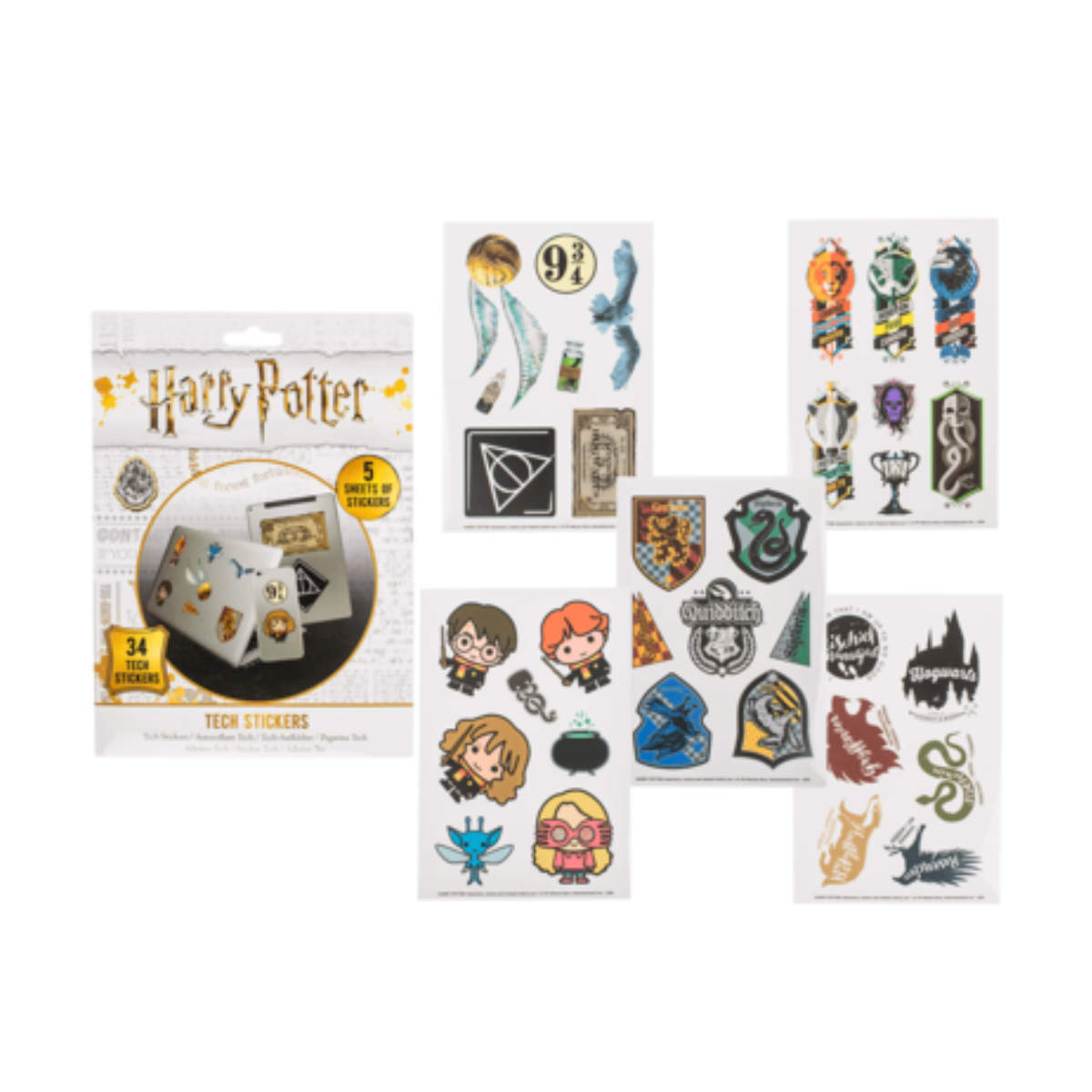 Kindergeburtstag-Sticker-Set-Harry-Potter