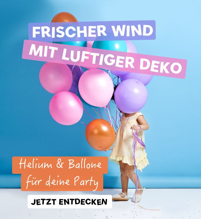 Ballons, Luftballons, Partydekoration, Kinderparty, Ballonbundel