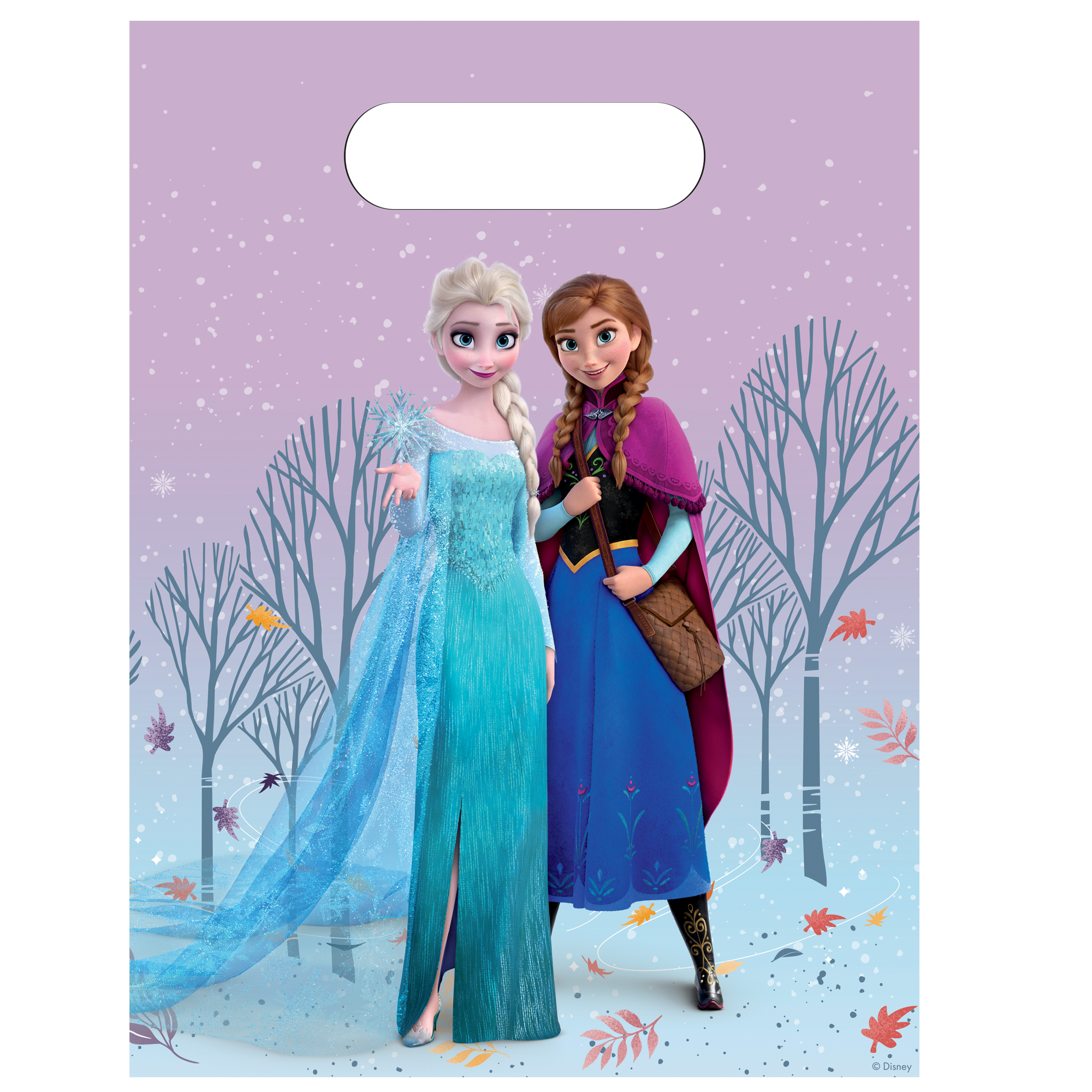 Kinder-Party-Tüte, Frozen, Elsa, Anna, Winter-Design