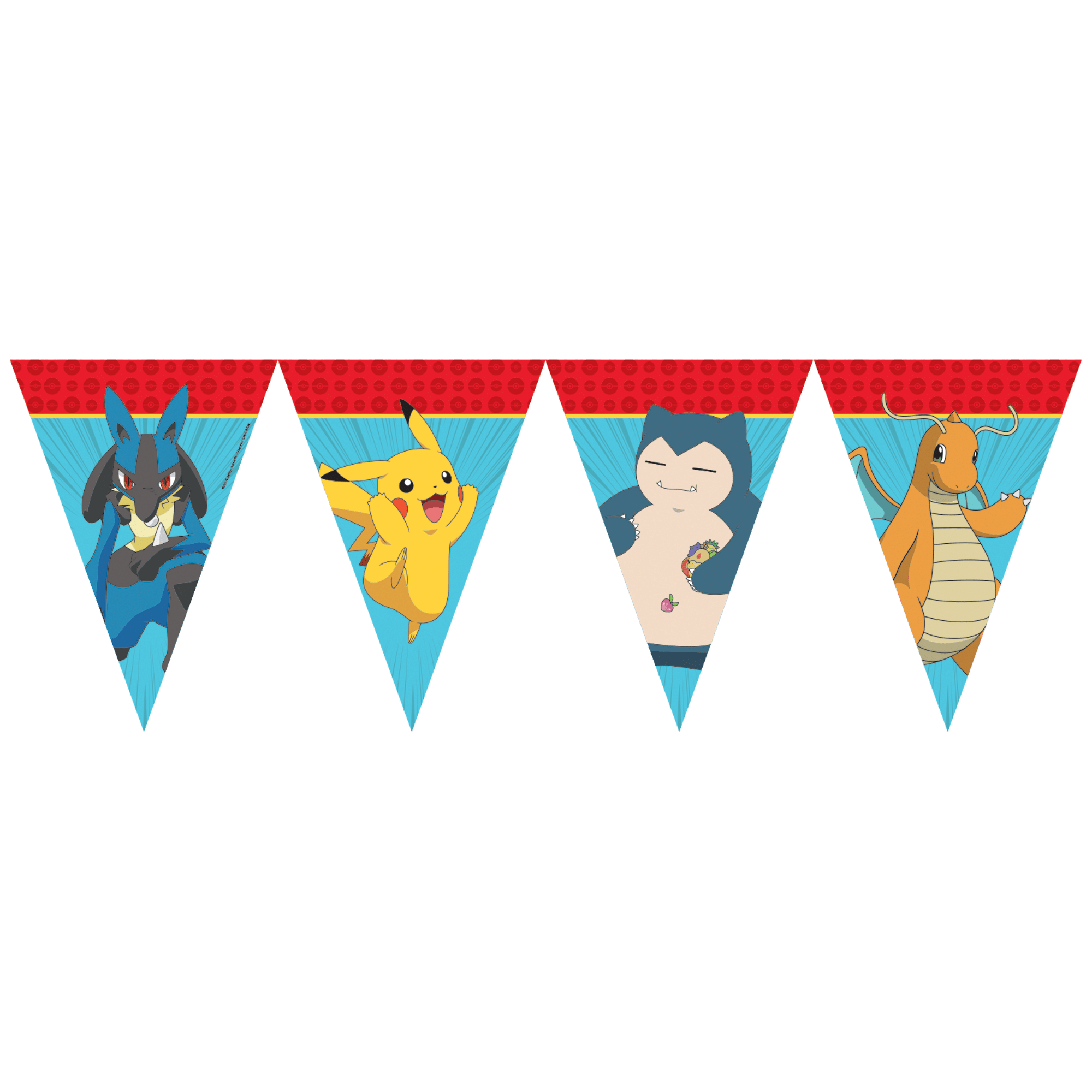 Girlande, Banner, Pokémon, Charaktere, Dreieck-Fahnen