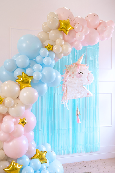 Balloon arch, Pastellfarben, Einhorn-Dekoration, Girlanden/Streamers, Party-Dekoration