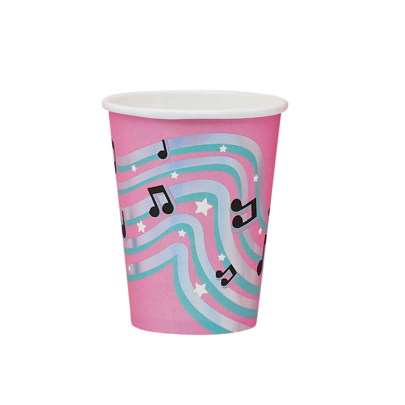 Partybecher Birthday Beats, 8 Stk.
