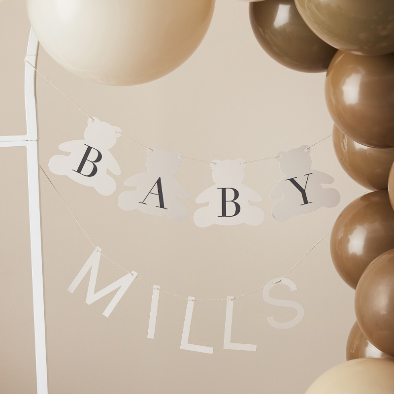 Kindergeburtstag-Girlande_Baby_Teddybaer_personalisierbar_2
