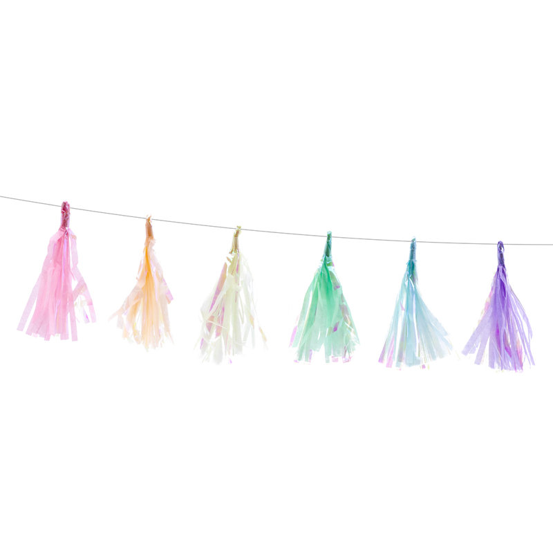 Tassel-Girlande mix, 1,2 m
