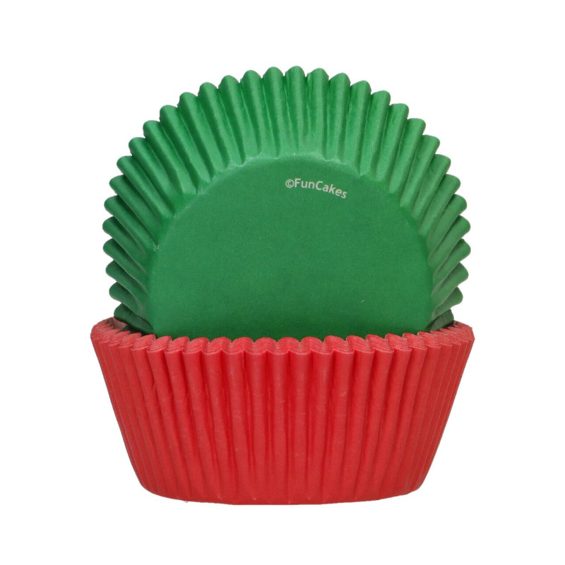 Kindergeburtstag-Muffinformchen-Weihnachtsfarben-1