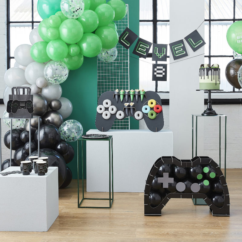 Kindergeburtstag-Partyteller_Level_Up_8_Stk_2