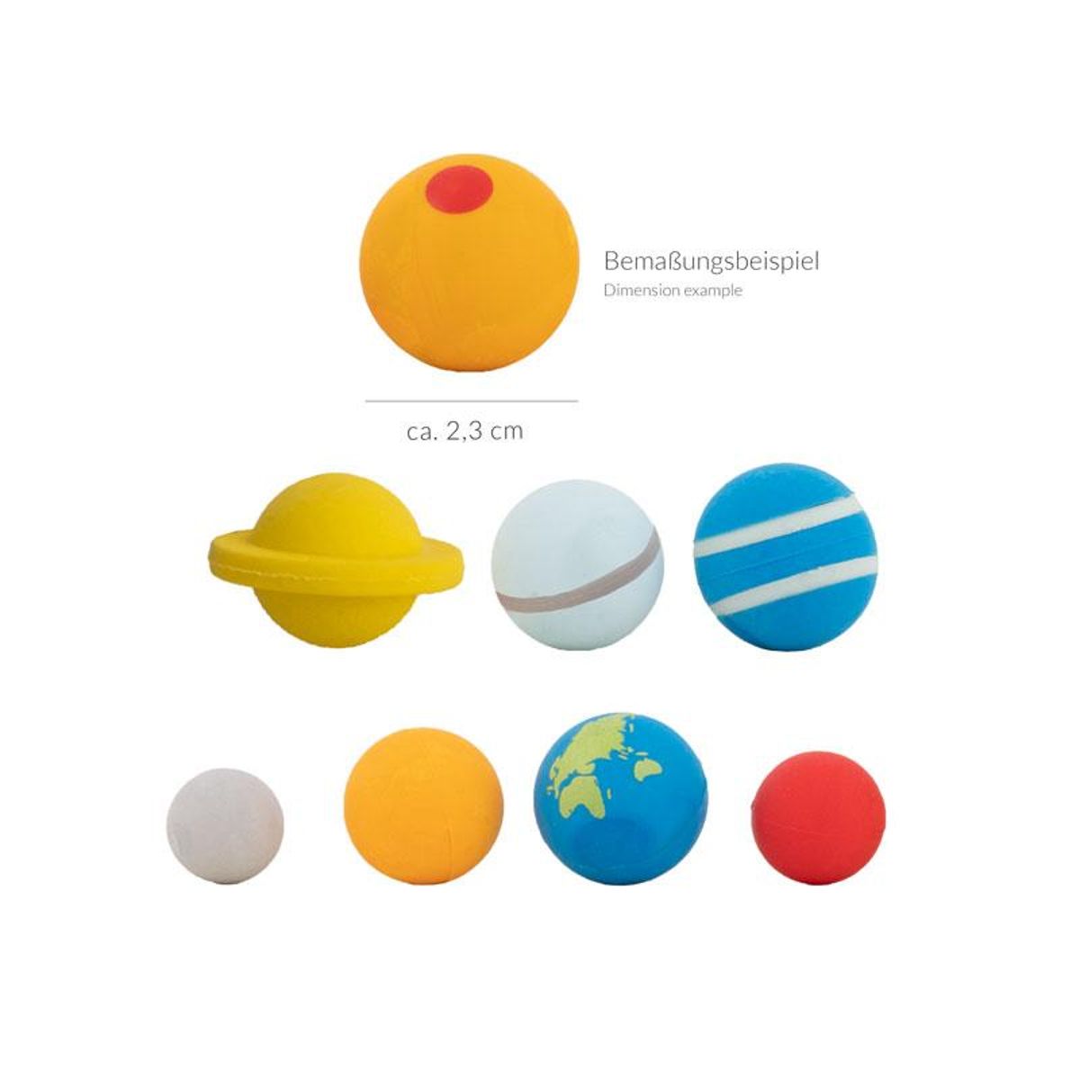 Kugelball, Badespielzeug, Weltkugel, Mini-Planet, Schwammball