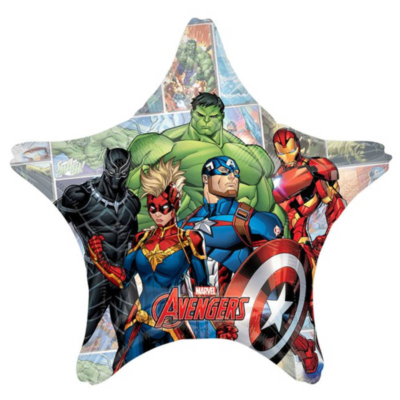 Folienballon Avengers Jumbo Star