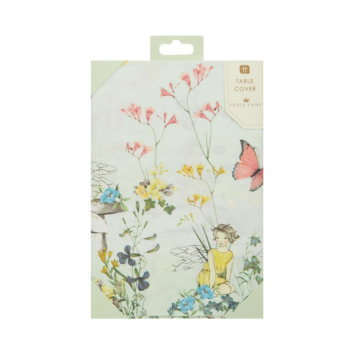 Tischdecke, Dekorstoff, Blumenmuster, Schmetterling, Fee
