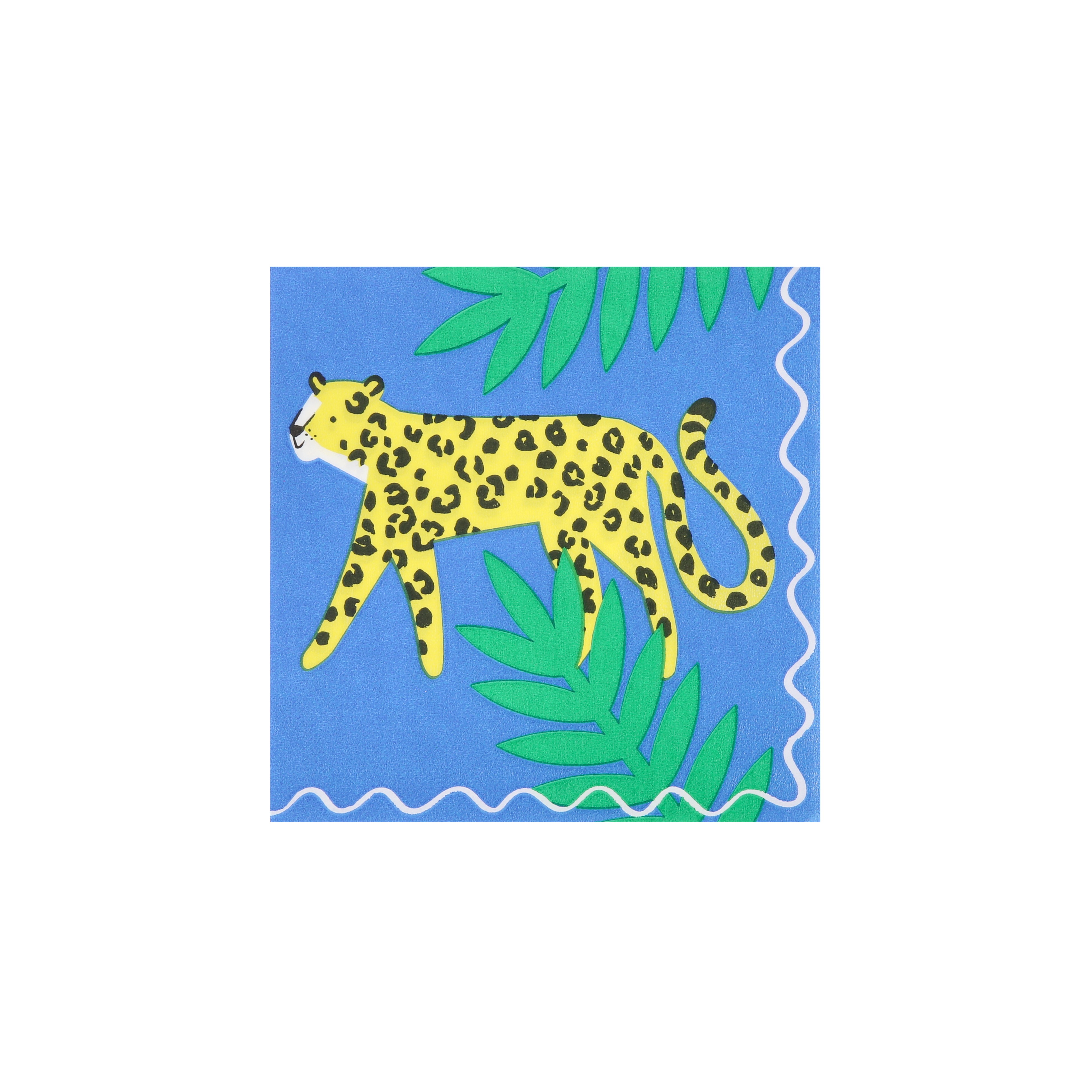 Leopard, Tier, Gelb, Blau, Bild