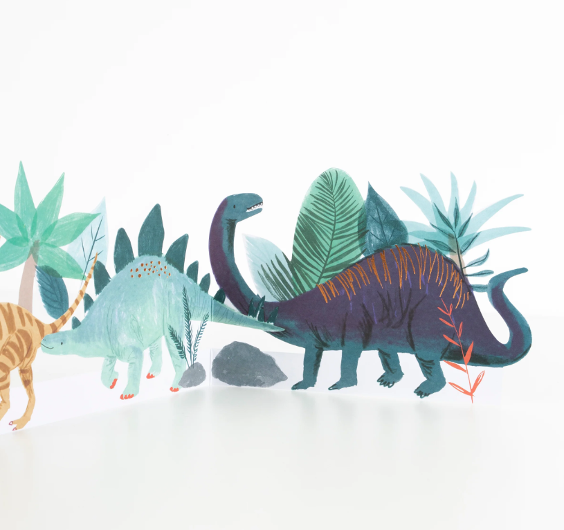 dinosaurier, Stegosaurus, Dino-Spielzeug, Papierkunst, Saurier