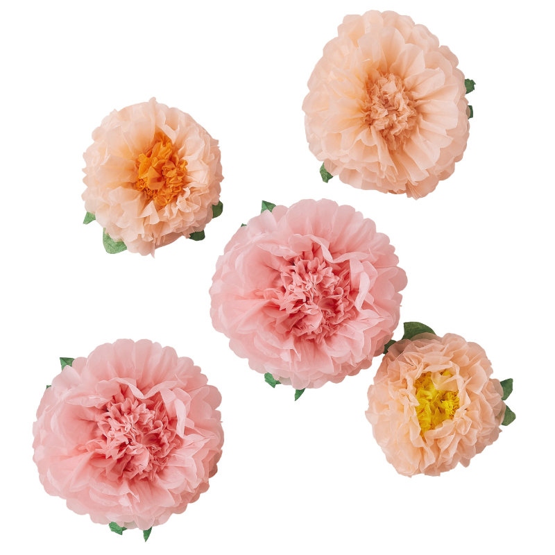 Hängedekoration Papierblumen